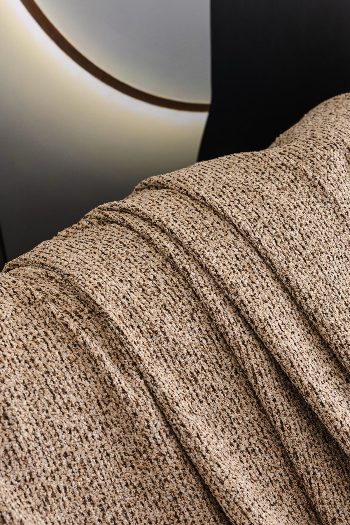 Decor Cedar Como Textured Boucle Fringe Sofa Throw Cover sofa throw cover in United States - color and texture view 8