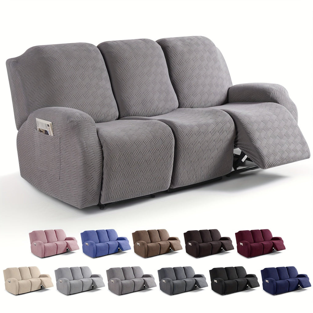 Decor Cedar Greyson Jacquard Recliner Cover lifestyle product image for jacquard recliner cover in United States