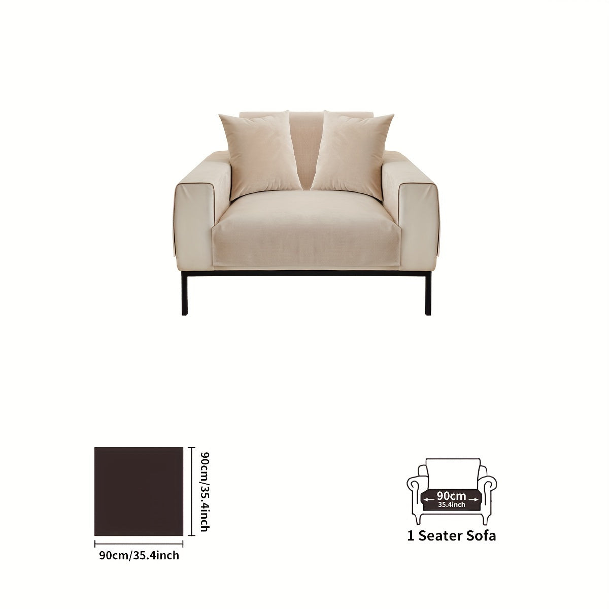 Decor Cedar Haven Pet Friendly Sofa Cover lifestyle product image for stretch sofa cover in United States