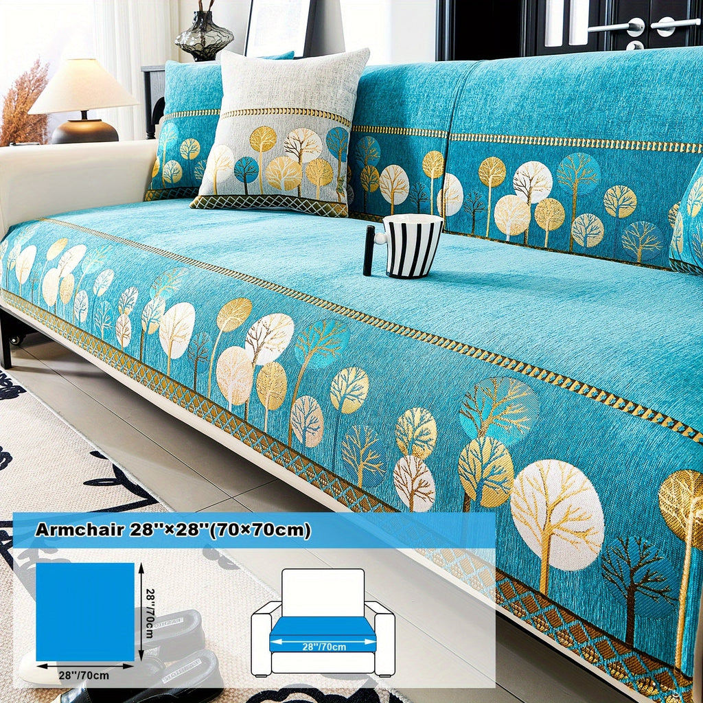 Decor Cedar Sienna Boho Plush Sofa Cover lifestyle product image for boho sofa cover in United States