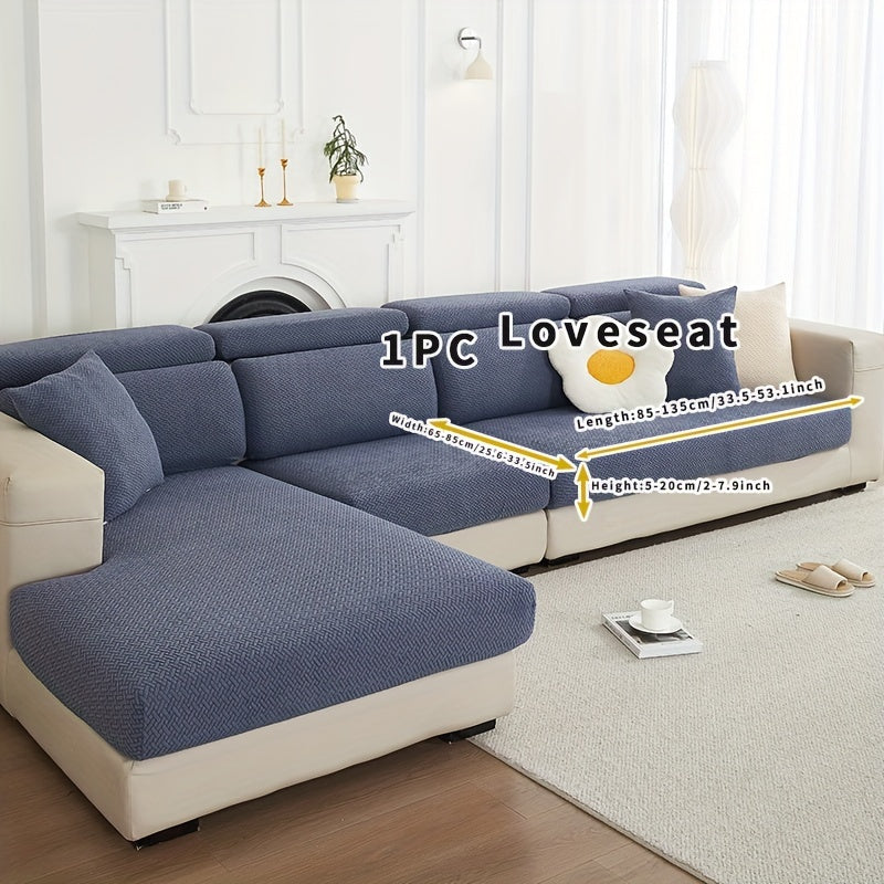 Decor Cedar Ashford Fleece Armchair Cover lifestyle product image for stretch chair cover in United States