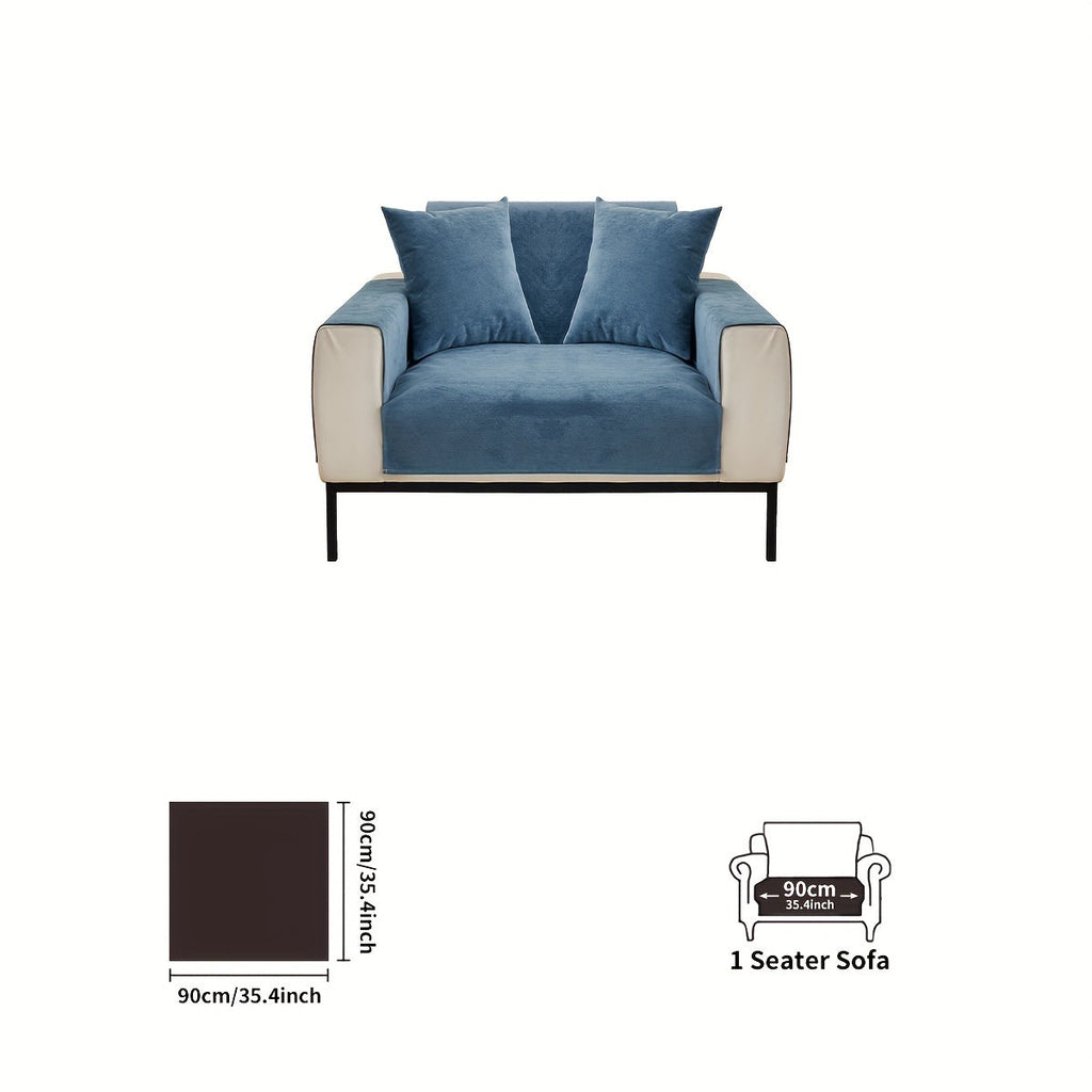 Decor Cedar Haven Pet Friendly Sofa Cover lifestyle product image for stretch sofa cover in United States