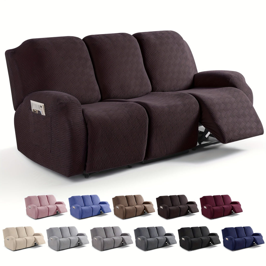 Decor Cedar Greyson Jacquard Recliner Cover lifestyle product image for jacquard recliner cover in United States