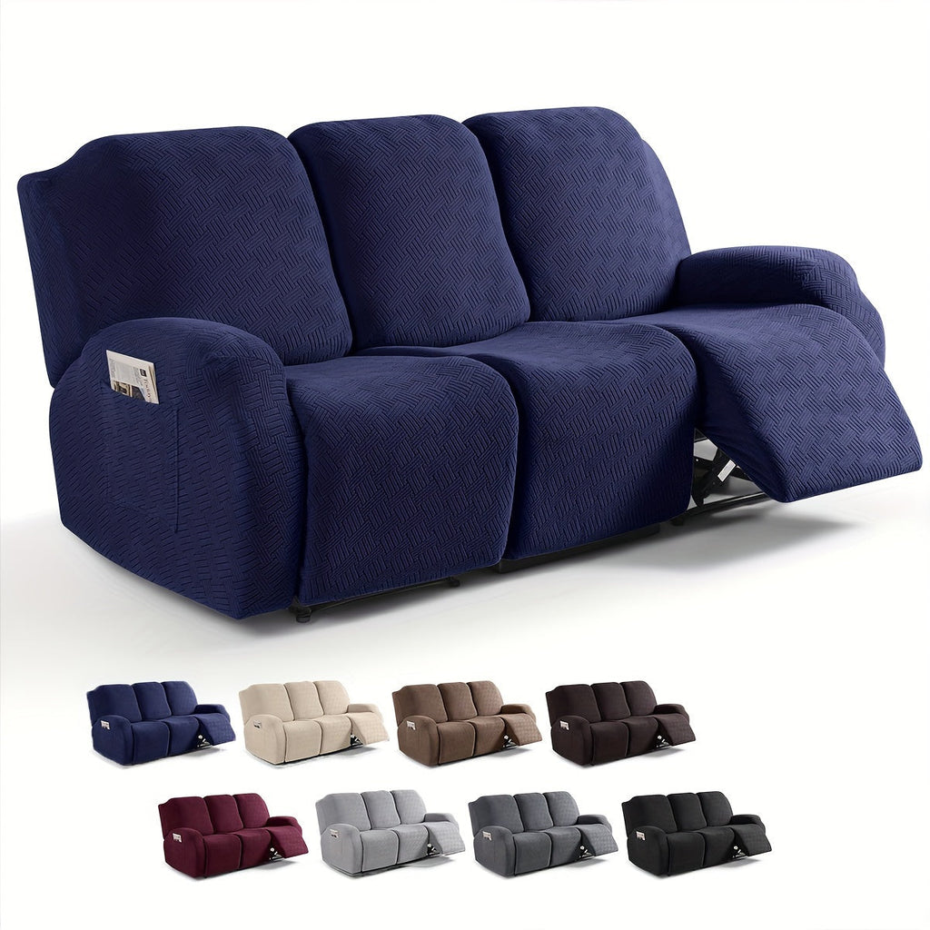 Decor Cedar Greyson Jacquard Recliner Cover lifestyle product image for jacquard recliner cover in United States