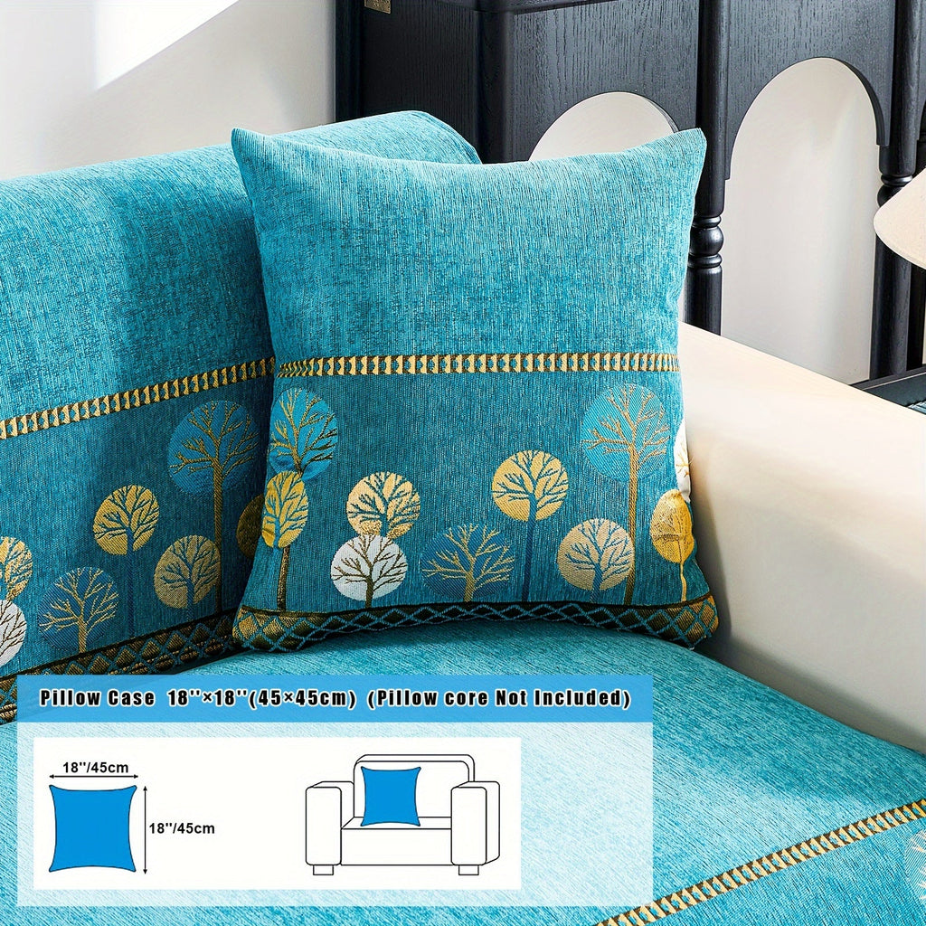 Decor Cedar Sienna Boho Plush Sofa Cover lifestyle product image for boho sofa cover in United States