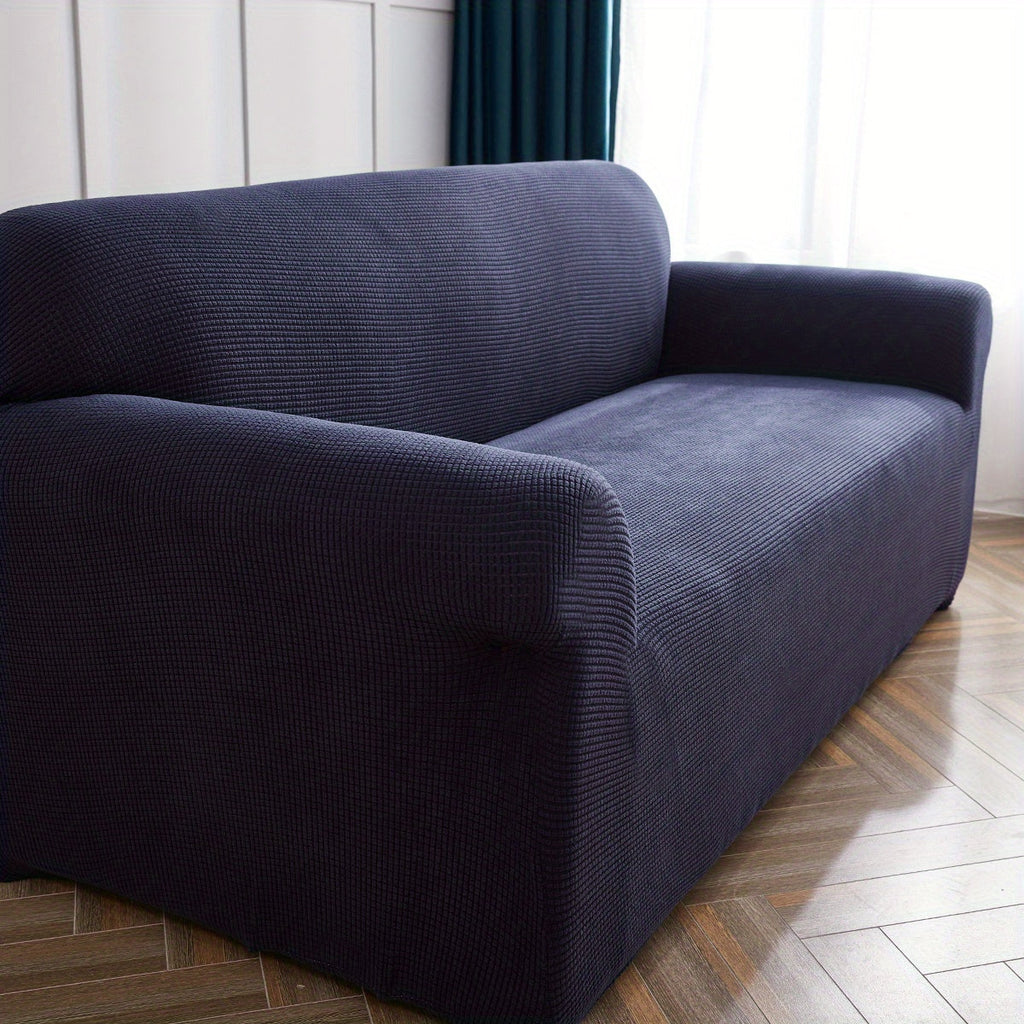 Decor Cedar Calma Plush All Season Sofa Cover stretch sofa cover in United States - color and texture view 8