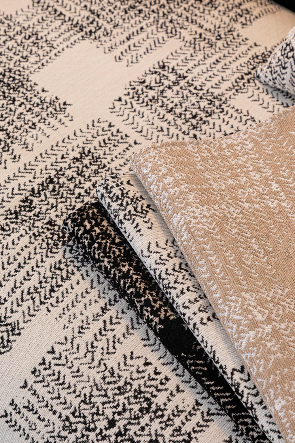 Decor Cedar Hampton Plaid Jacquard Sofa Seat Cover in Silver Gray Plaid - color comparison detail image for plaid sofa seat covers in United States