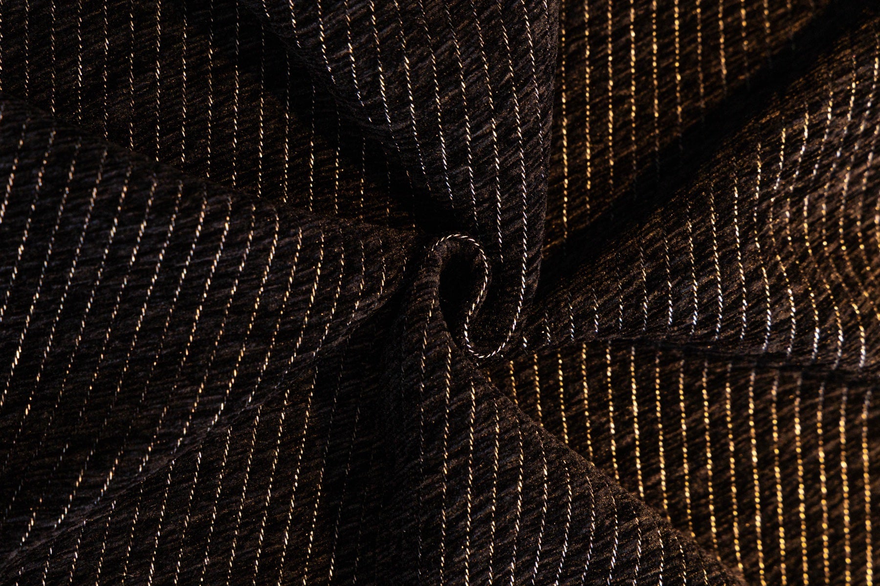 Decor Cedar Milano Ribbed Fringe Sofa Throw Cover in Charcoal Black - ribbed sofa throw cover fabric and edge detail in United States, image 28