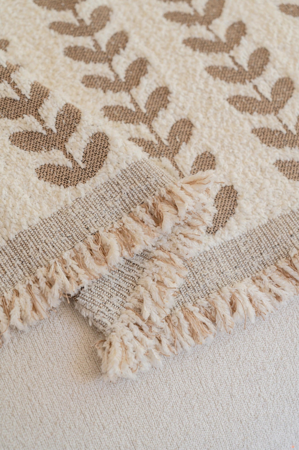 Decor Cedar Palmira Leaf Sofa Throw Cover lifestyle product image for pet friendly sofa throw cover in United States