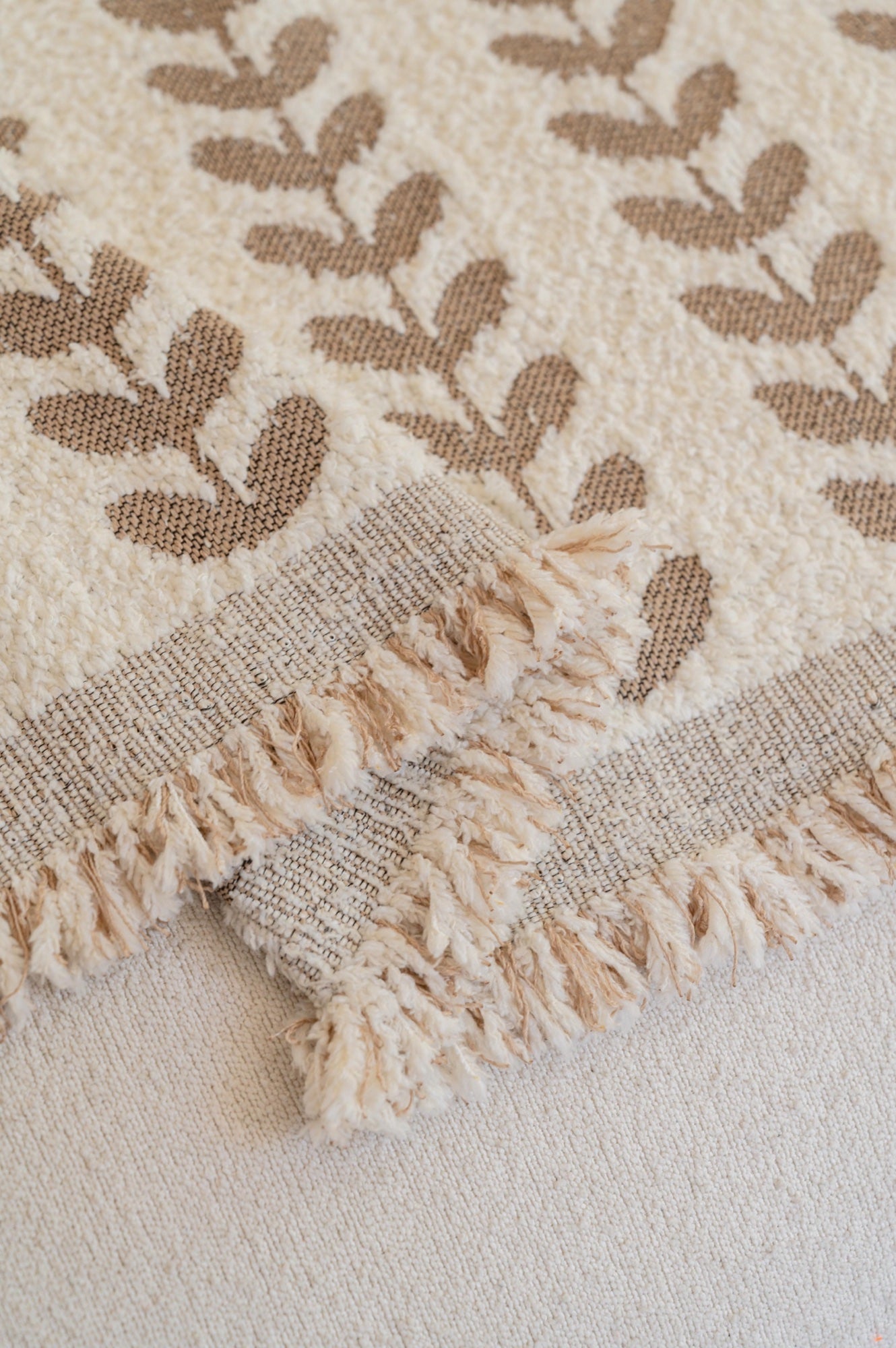 Decor Cedar Palmira Leaf Sofa Throw Cover lifestyle product image for pet friendly sofa throw cover in United States